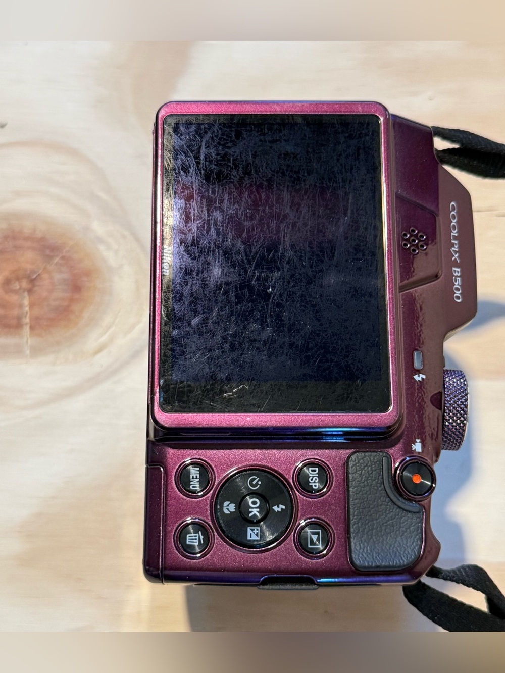 Nikon COOLPIX B500 Digital Camera Plum 16MP 40X Opt Zoom Tested Good w/Bat-Card! - Picture 10 of 15